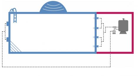 Technikschacht 3,0 x 1,5 x 1,5 m